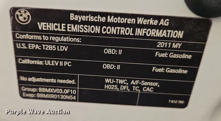 image for item EI8945 2011 BMW 535i GT 