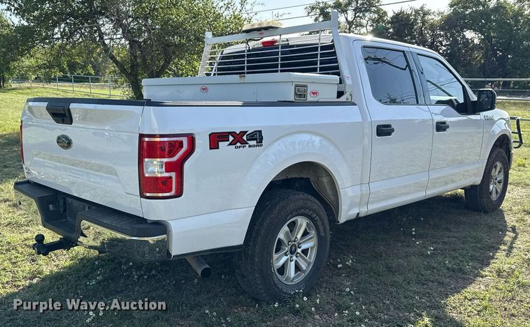 image for item EJ3568 2018 Ford F150 XLT SuperCrew pickup truck