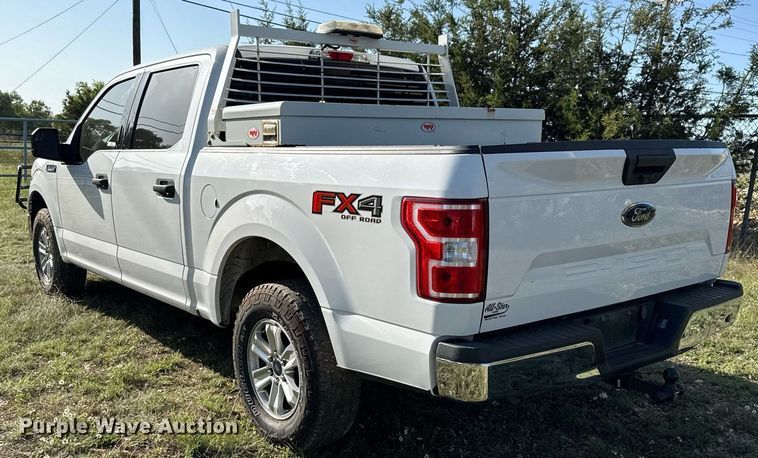 image for item EJ3568 2018 Ford F150 XLT SuperCrew pickup truck