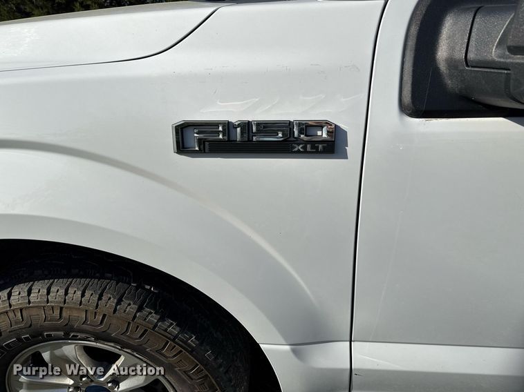 image for item EJ3568 2018 Ford F150 XLT SuperCrew pickup truck