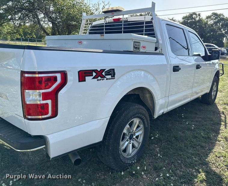 image for item EJ3568 2018 Ford F150 XLT SuperCrew pickup truck