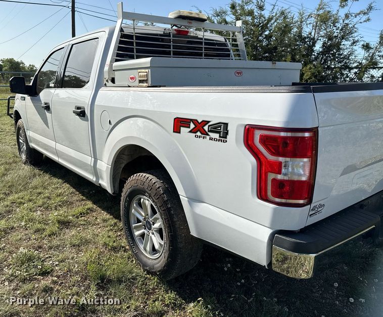 image for item EJ3568 2018 Ford F150 XLT SuperCrew pickup truck