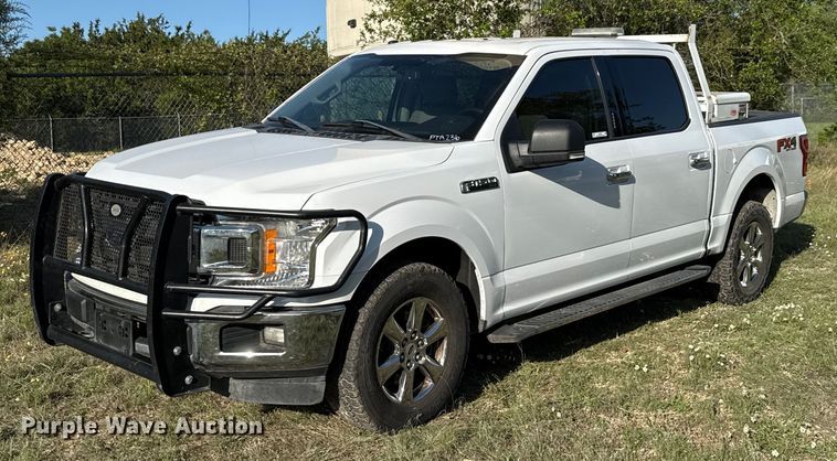 image for item EJ3569 2018 Ford F150 SuperCrew pickup truck