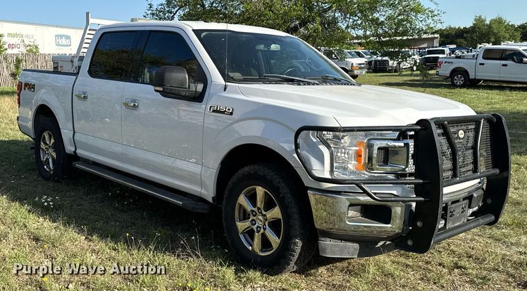 image for item EJ3569 2018 Ford F150 SuperCrew pickup truck