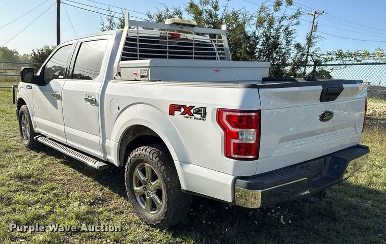 image for item EJ3569 2018 Ford F150 SuperCrew pickup truck