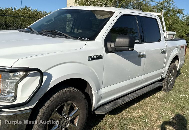 image for item EJ3569 2018 Ford F150 SuperCrew pickup truck