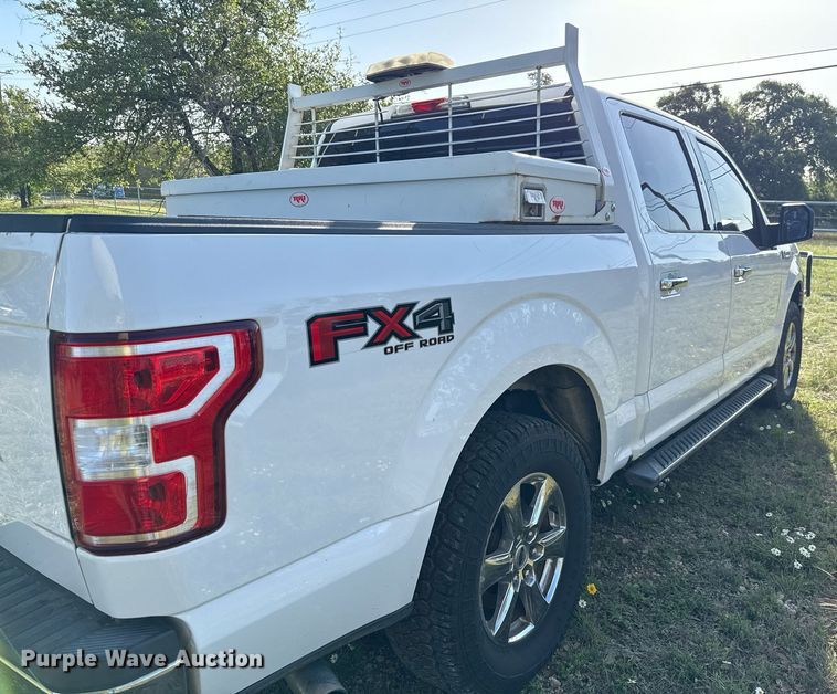 image for item EJ3569 2018 Ford F150 SuperCrew pickup truck