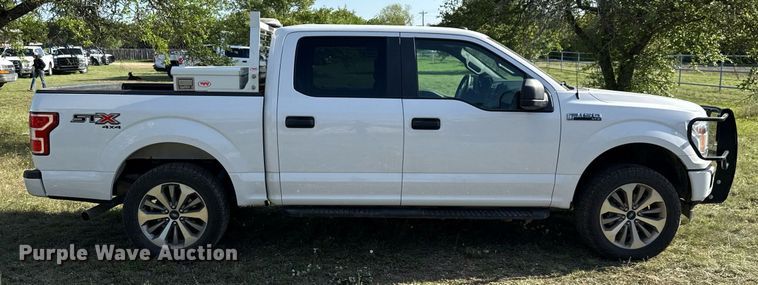 image for item EJ3570 2018 Ford F150 SuperCrew pickup truck