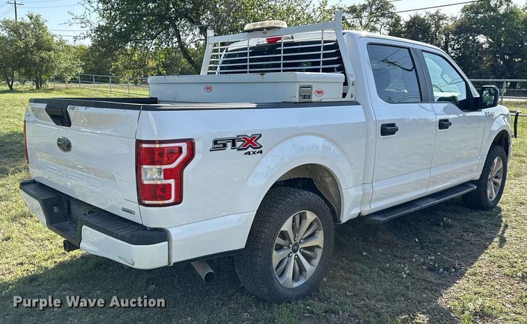 image for item EJ3570 2018 Ford F150 SuperCrew pickup truck