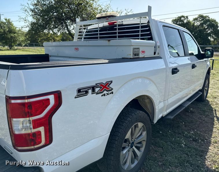 image for item EJ3570 2018 Ford F150 SuperCrew pickup truck