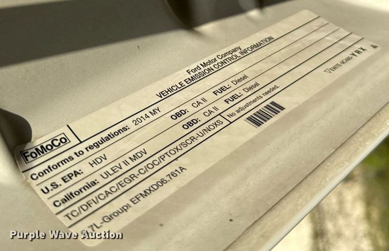 image for item EJ3572 2014 Ford F250 Super Duty XL Crew Cab pickup truck