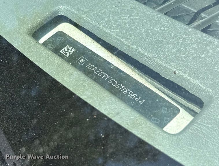 image for item EJ3575 2016 Chevrolet Express 3500 van