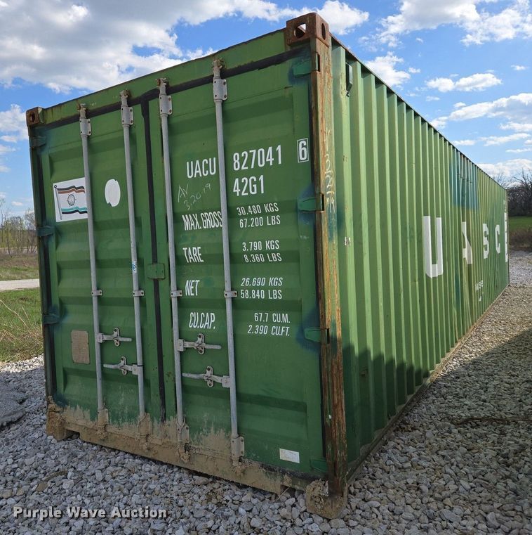 image for item EJ7397 2008 CIMC shipping container