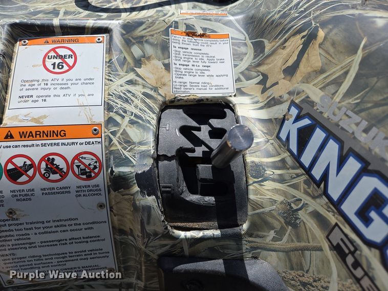 image for item EJ7403 2007 Suzuki KingQuad 700 ATV
