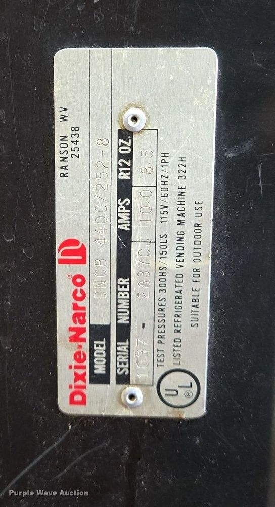 image for item EJ7407 (2) vending machines