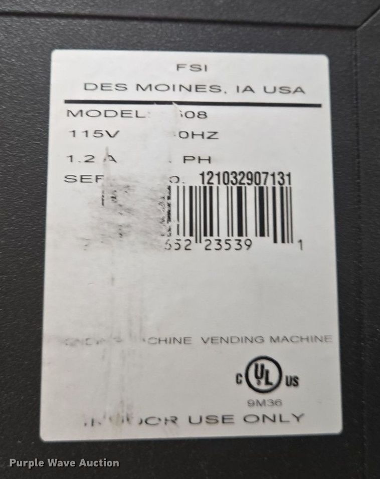 image for item EJ7408 (2) vending machines