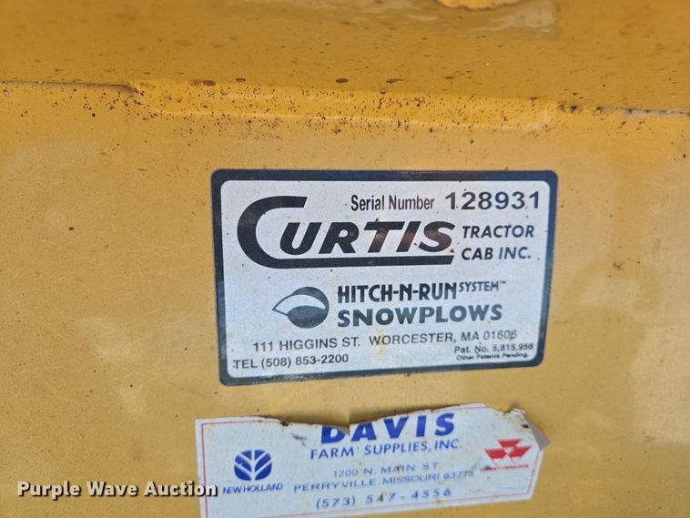 image for item EJ7423 Curtis skid steer snow plow