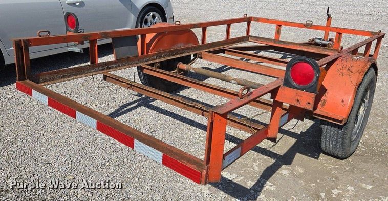 image for item EJ7425 1994 J&S tilt deck utility trailer