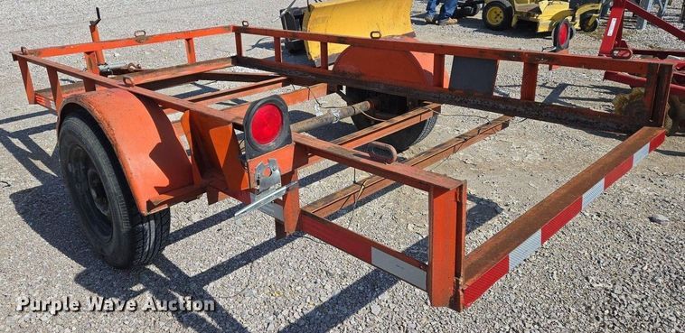 image for item EJ7425 1994 J&S tilt deck utility trailer