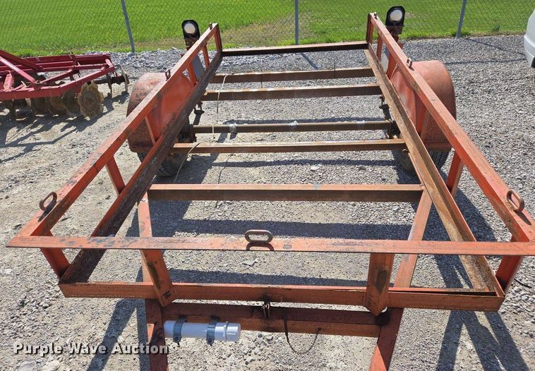 image for item EJ7425 1994 J&S tilt deck utility trailer