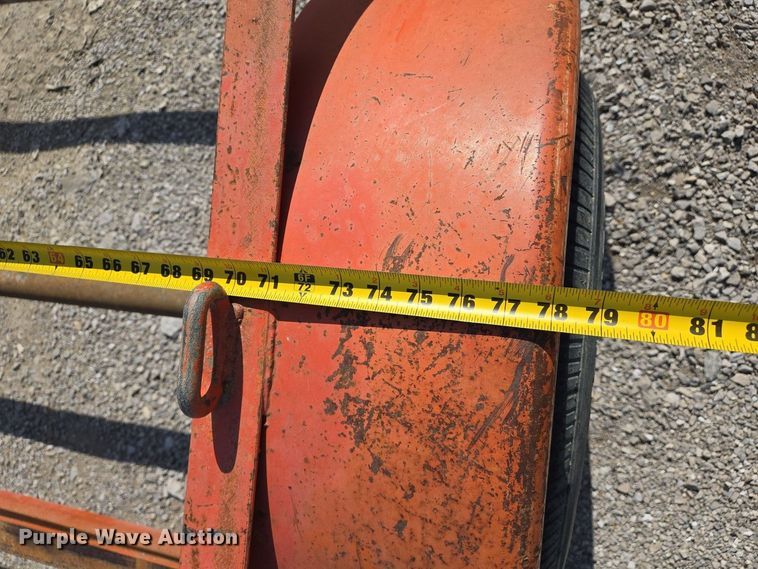 image for item EJ7425 1994 J&S tilt deck utility trailer