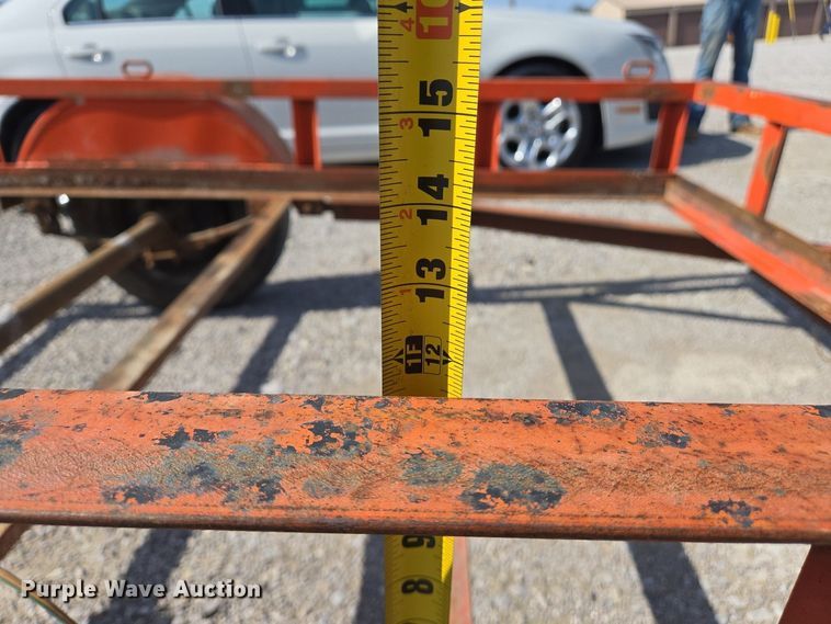 image for item EJ7425 1994 J&S tilt deck utility trailer