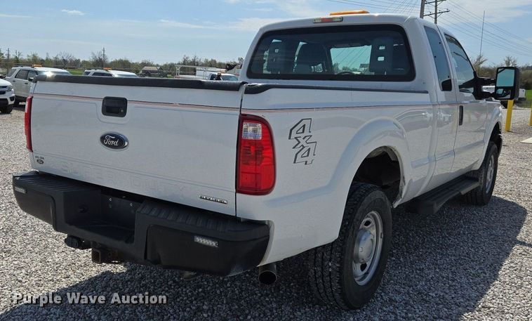 image for item EJ7430 2014 Ford F250 Super Duty SuperCab pickup truck