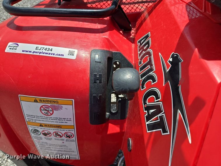 image for item EJ7434 2008 Artic Cat 400 ATV