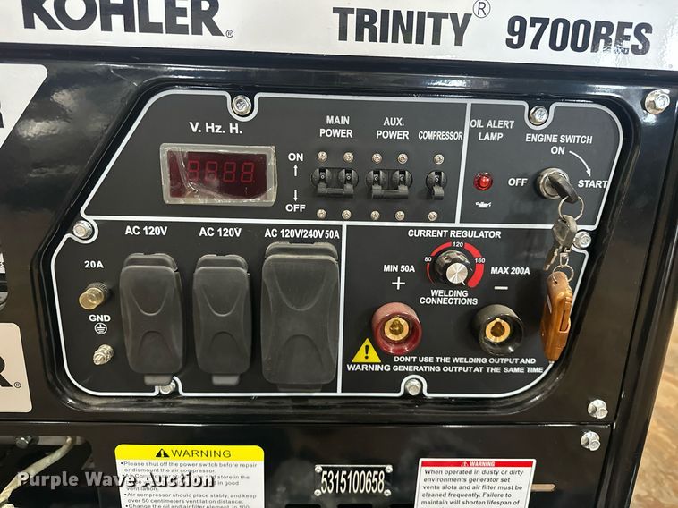 image for item EJ8511 Amp Trinity 9700RES welder/generator