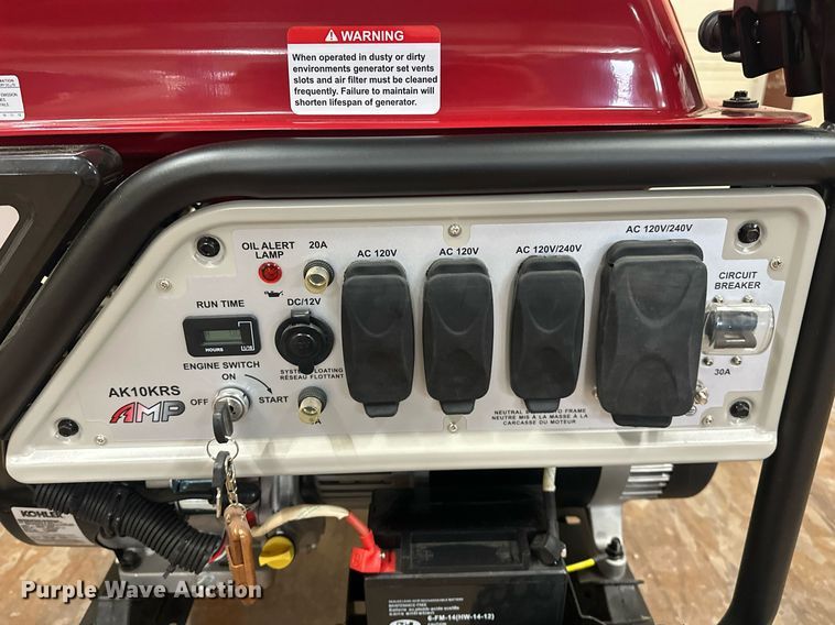 image for item EJ8513 Amp Series 10,000 generator