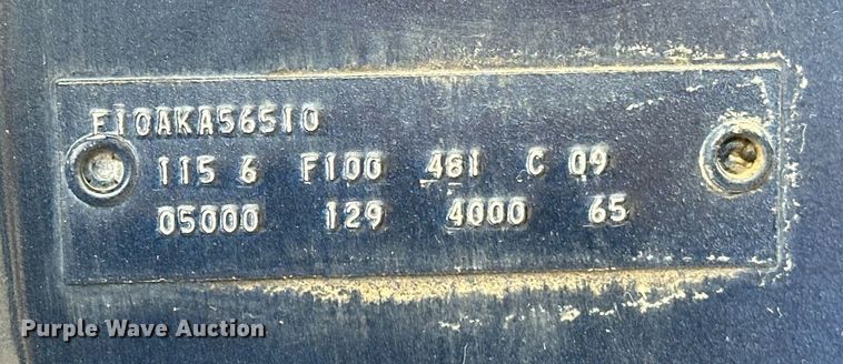 image for item EJ8521 1967 Ford F100 pickup truck