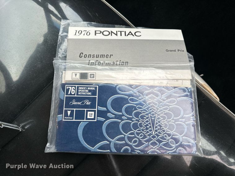 image for item EJ8522 1976 Pontiac Grand Prix 