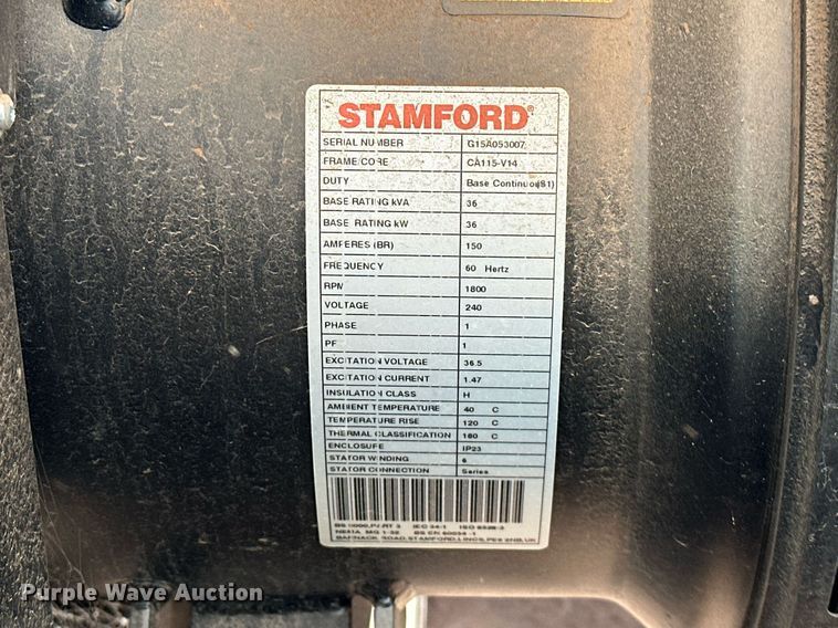 image for item EJ8547 Cummins C36 N6 generator