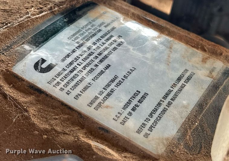 image for item EJ8549 Cummins C36 N6 generator