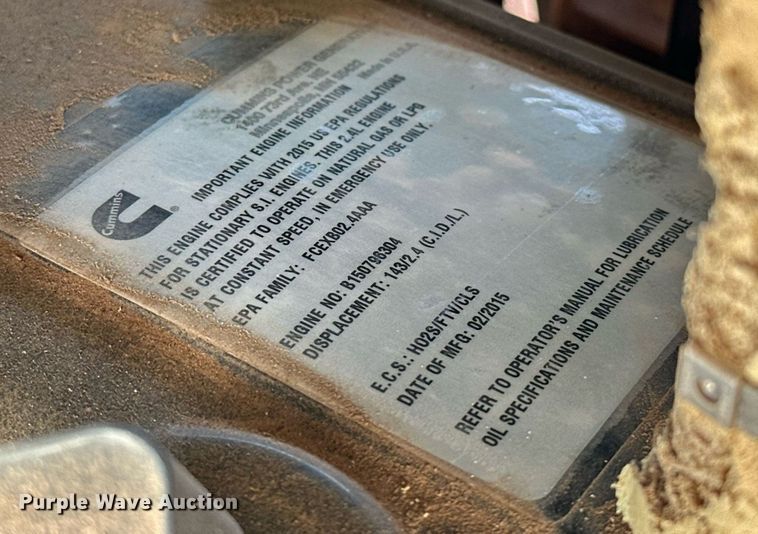 image for item EJ8552 Cummins C36 N6 generator