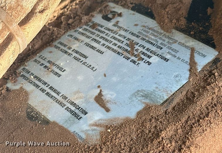 image for item EJ8553 Cummins C25 N6 generator