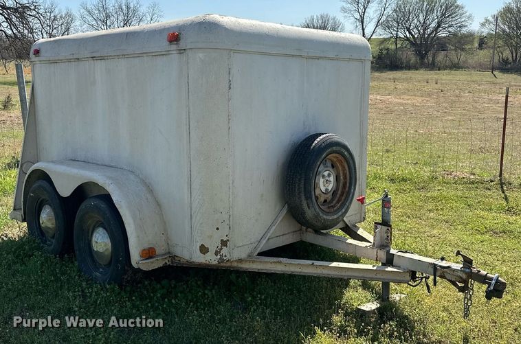 image for item EJ8624 Shop built enclosed cargo trailer