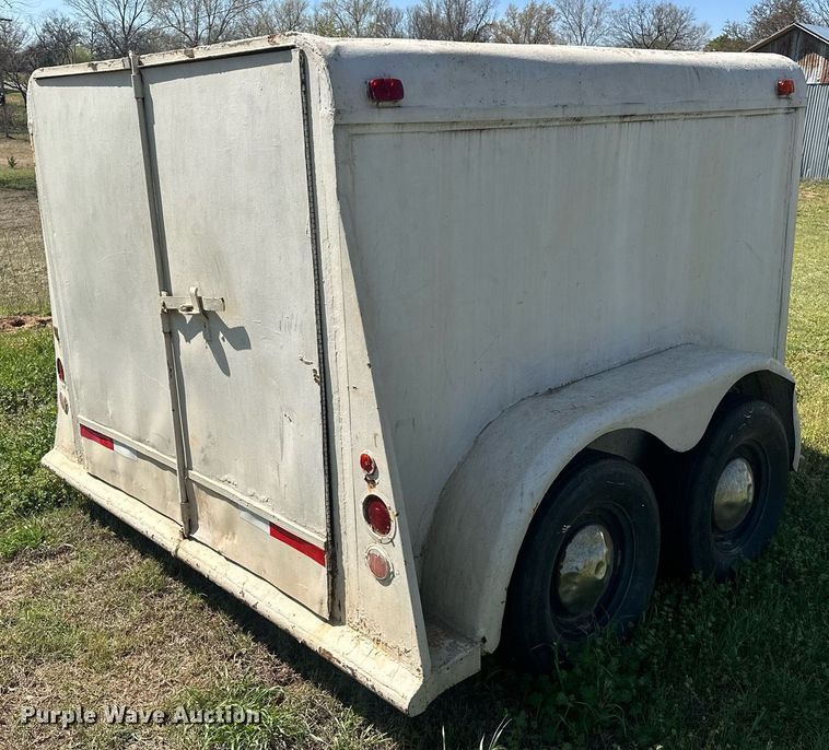 image for item EJ8624 Shop built enclosed cargo trailer