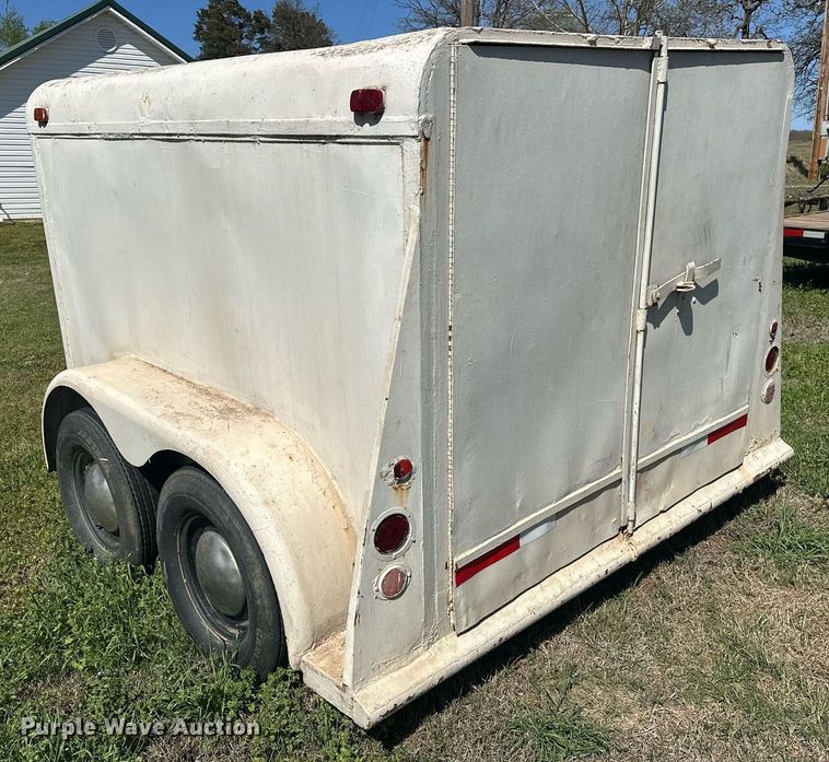 image for item EJ8624 Shop built enclosed cargo trailer