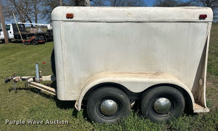 image for item EJ8624 Shop built enclosed cargo trailer