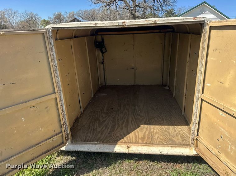image for item EJ8624 Shop built enclosed cargo trailer