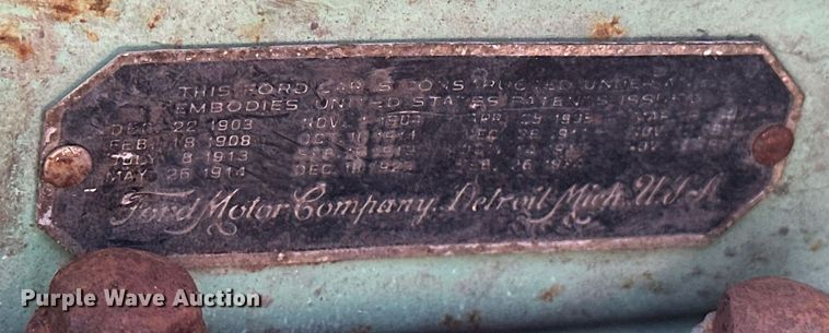 image for item EJ8642 1927 Ford Model T 