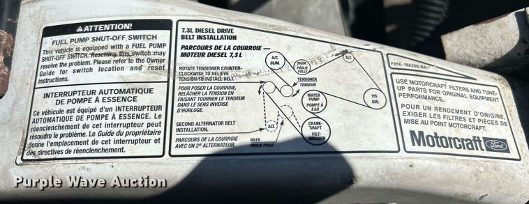 image for item EK2708 2002 Ford F450 Super Duty flatbed truck