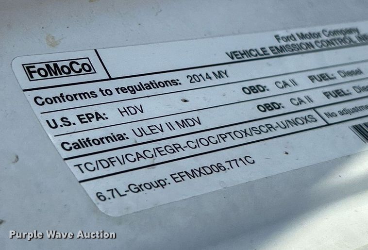 image for item EK2709 2014 Ford F350 Super Duty Lariat Crew Cab pickup truck