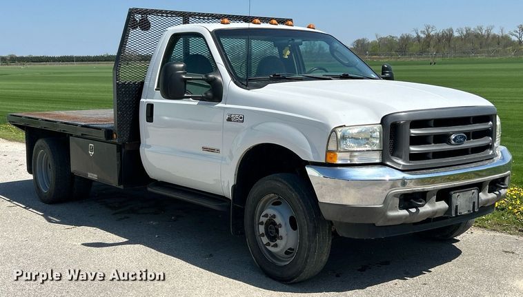 image for item EK2853 2003 Ford F550  Super Duty XL flatbed truck