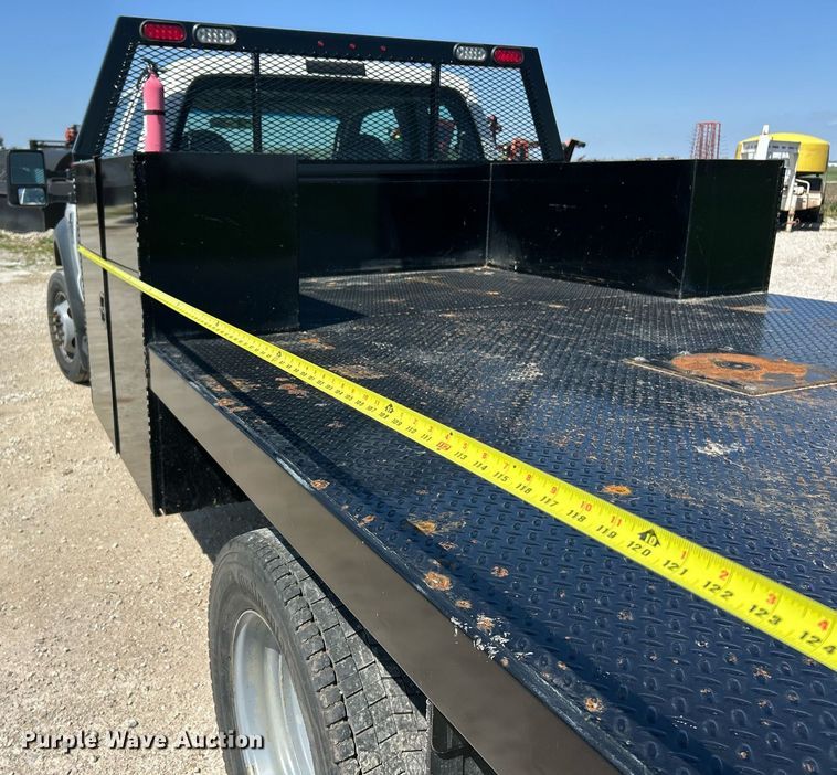 image for item EK2854 2008 Ford F550 Super Duty XL Ext. Cab flatbed truck