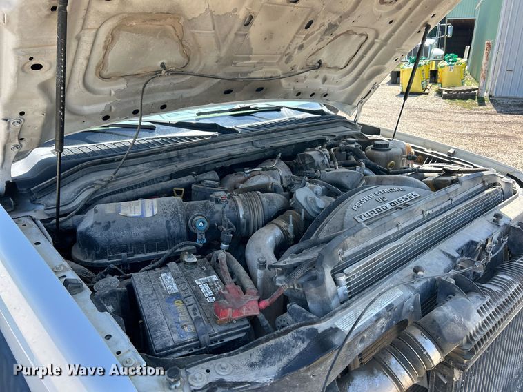 image for item EK2854 2008 Ford F550 Super Duty XL Ext. Cab flatbed truck