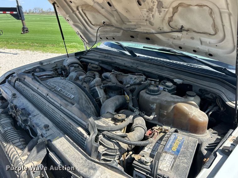 image for item EK2854 2008 Ford F550 Super Duty XL Ext. Cab flatbed truck