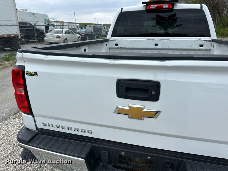 image for item EK2896 2018 Chevrolet Silverado 2500HD Double Cab pickup truck