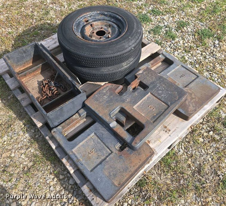 image for item EK5152 (3) Carlisle skid steer tires and wheels